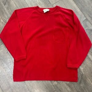 Eddie Bauer red long sleeve